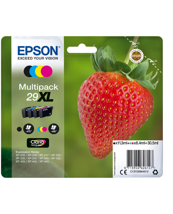 Epson Strawberry Multipack "Fraise" 29XL - Encre Claria Home N,C,M,J