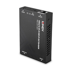 Lindy 38399 extension audio/video Récepteur AV Noir