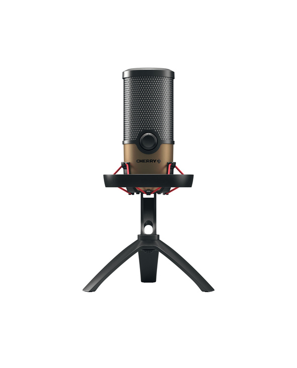 CHERRY UM 9.0 PRO RGB Noir, Cuivre Microphone de table