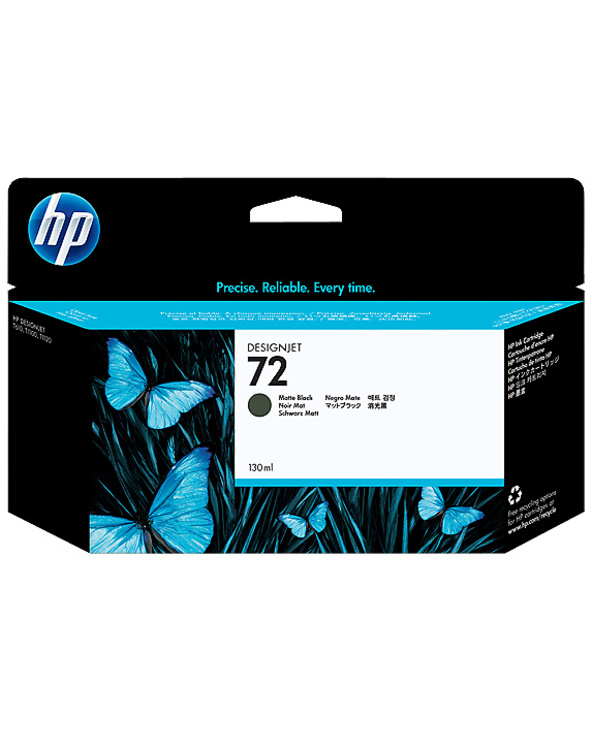 HP 72 cartouche d'encre DesignJet noir mat, 130 ml