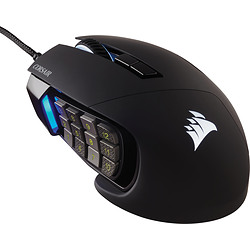 Corsair Scimitar RGB Elite souris Jouer Droitier USB Type-A Optique 18000 DPI