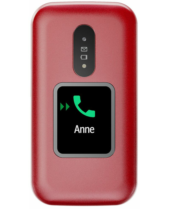 Doro 2880 124,1 g Rouge, Blanc Téléphone numérique