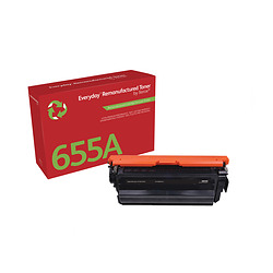 Remanufacturé Everyday Toner remanufacturé Noir Everyday de Xerox compatible avec HP 655A (CF450A), Capacité standard