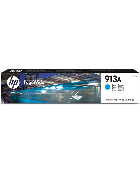 HP 913A Cartouche d’encre cyan PageWide authentique HP 913A Cartouche d’encre cyan PageWide authentique