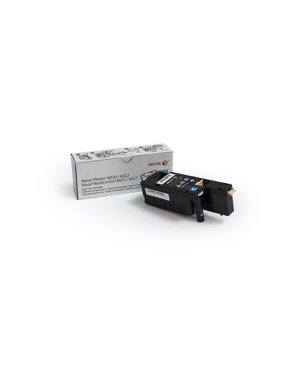 Xerox Cartouche de toner Cyan de Capacité standard Phaser 6020​/​6022, WorkCentre 6025​/​6027 (1000 pages) - 106R02756