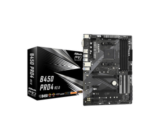 Asrock B450 Pro4 R2.0 AMD B450 Emplacement AM4 ATX