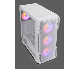 Nanoxia DS-9ARGB-W unité centrale Midi Tower Blanc