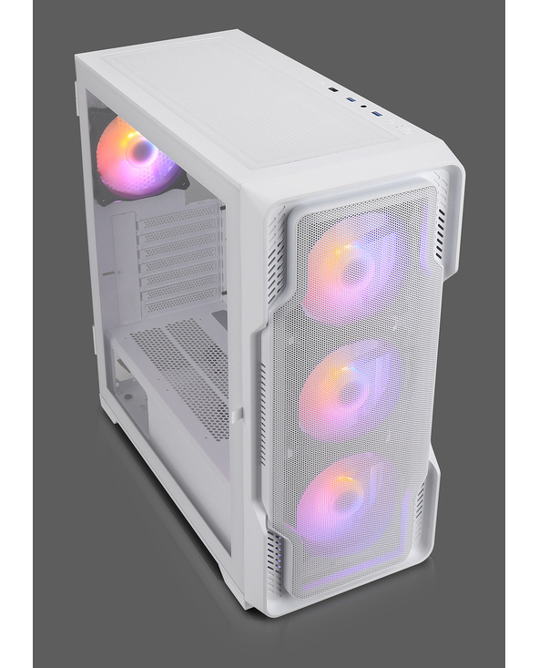 Nanoxia DS-9ARGB-W unité centrale Midi Tower Blanc