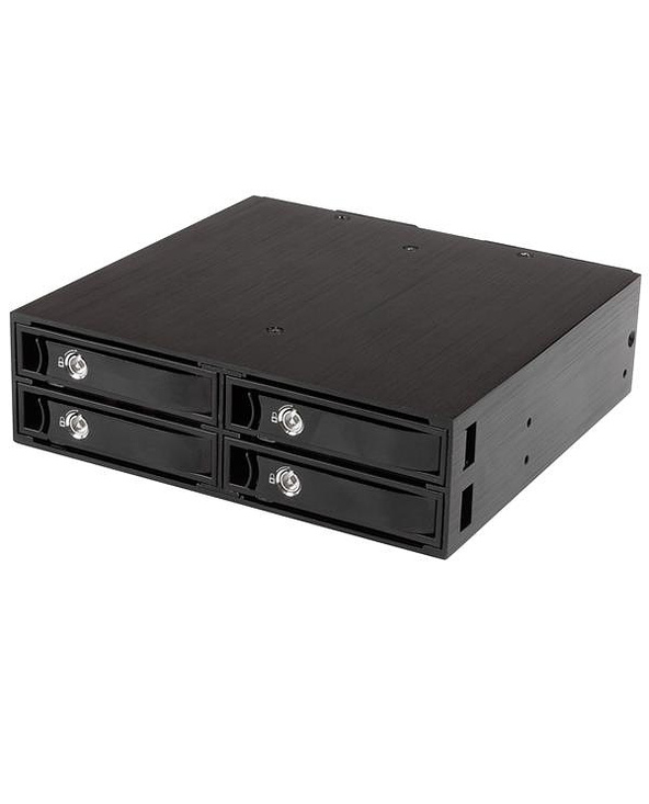 StarTech.com Backplane pour 4 disques durs SAS/SATA de 2,5" - Rack mobile 4x HDD / SSD avec échange à chaud