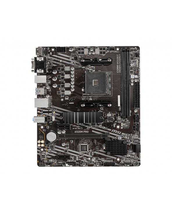 MSI A520M PRO carte mère AMD A520 Emplacement AM4 micro ATX