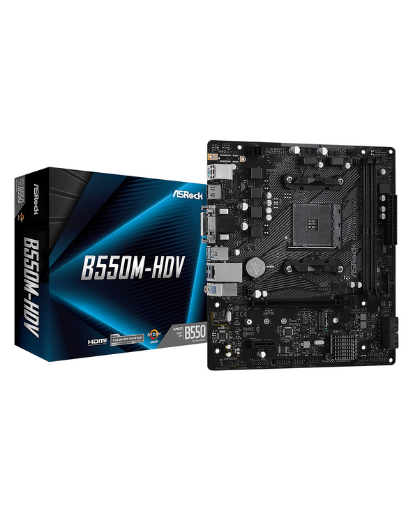 Asrock B550M-HDV AMD B550 Emplacement AM4 micro ATX