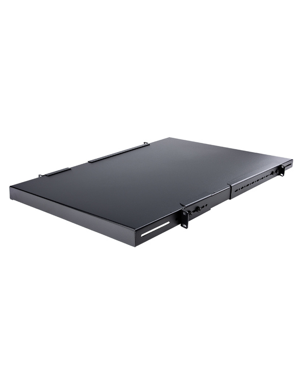 StarTech.com Étagère Réglable pour Montage en Rack Serveur 1U - 150 kg - Profondeur de Montage Réglable de 49,5 à 97,4cm Plateau