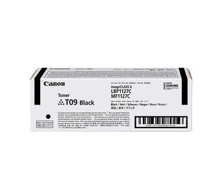 Canon TONER T09 BK Cartouche de toner 1 pièce(s) Original Noir