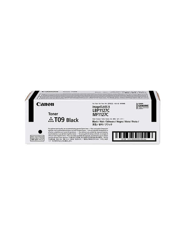 Canon TONER T09 BK Cartouche de toner 1 pièce(s) Original Noir