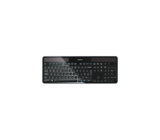 Logitech Wireless Solar Keyboard K750 clavier Bureau RF sans fil AZERTY Français Noir