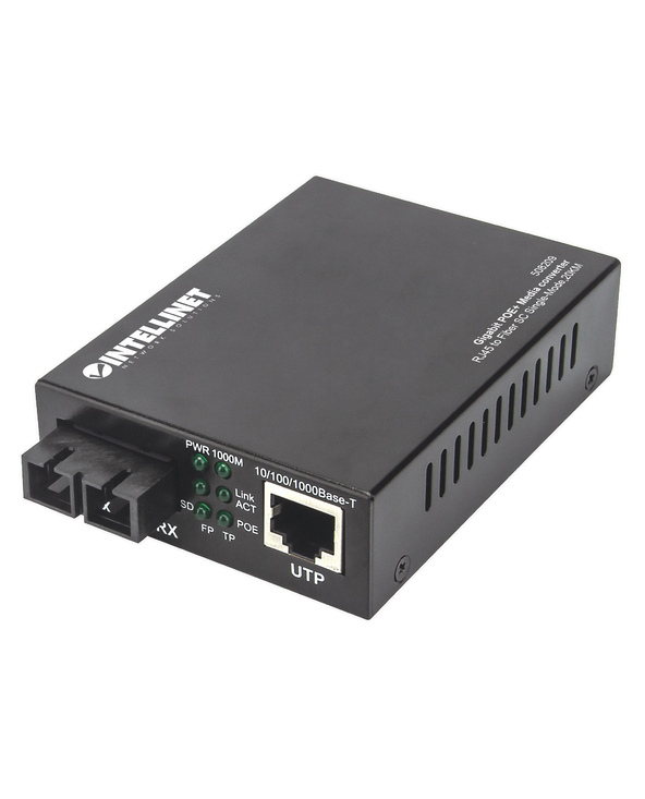 Intellinet 508209 convertisseur de support réseau 1000 Mbit/s 1310 nm Monomode Noir