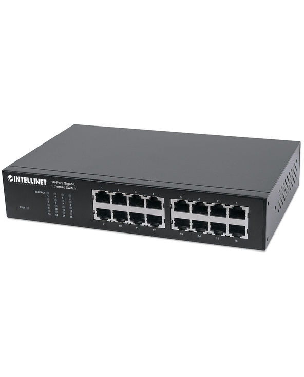 Intellinet 561068 commutateur réseau Non-géré L2 Gigabit Ethernet (10/100/1000) 1U Noir