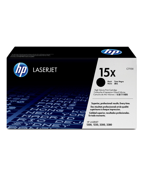 HP 15X toner LaserJet noir grande capacité authentique