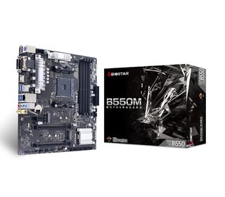 Biostar B550MX/E PRO carte mère AMD B550 Emplacement AM4 micro ATX