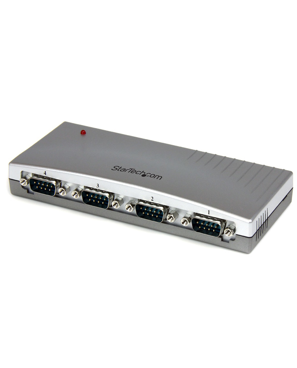 StarTech.com Hub série RS232 à 4 ports - Adaptateur USB vers 4x DB9 RS232 alimenté par bus