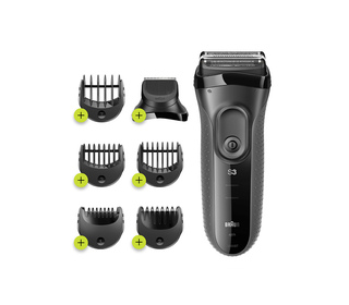 Braun Series 3 3000BT Shave&Style Rasoir à grille Tondeuse Gris