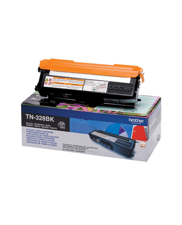 Brother TN-328BK - Cartouche de toner originale – Noir