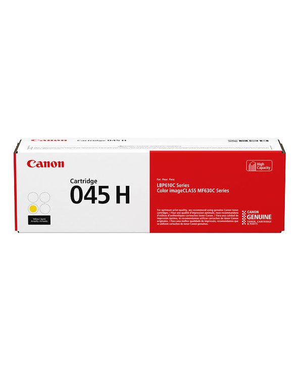 Canon 045 H Cartouche de toner 1 pièce(s) Original Jaune