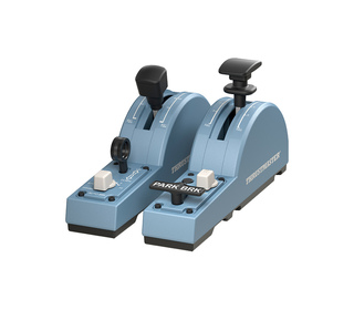 Thrustmaster TCA Quadrant Add-On Airbus Edition Noir, Bleu simulation de vol PC