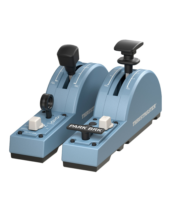 Thrustmaster TCA Quadrant Add-On Airbus Edition Noir, Bleu simulation de vol PC