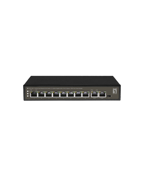 LevelOne FGP-1031 commutateur réseau Non-géré Gigabit Ethernet (10/100/1000) Connexion Ethernet, supportant l'alimentation via c