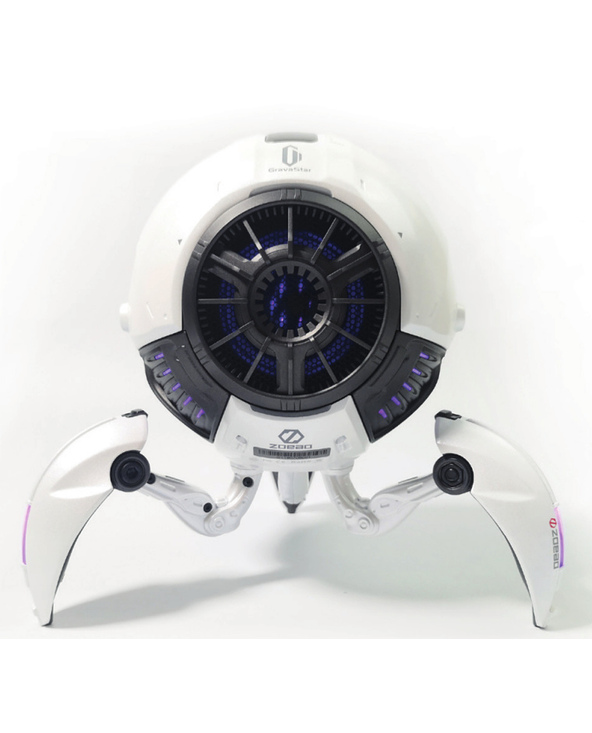 Zoeao GravaStar F Enceinte portable stéréo Perle, Blanc 20 W