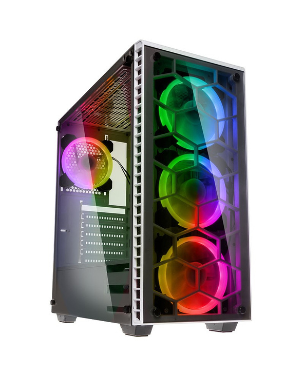 Kolink OBSERVATORY WHITE Midi Tower Noir, Blanc