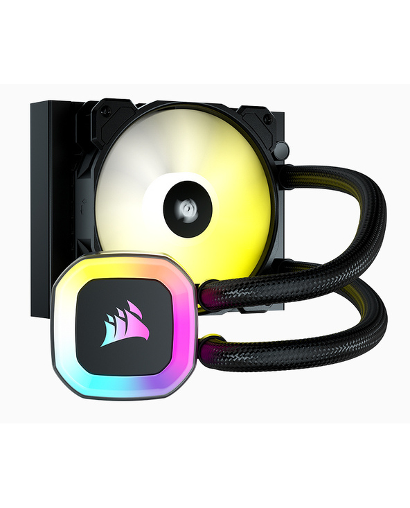 Corsair CW-9060052-WW système de refroidissement d’ordinateur Processeur Refroidisseur de liquide tout-en-un 12 cm Noir 1 pièce(