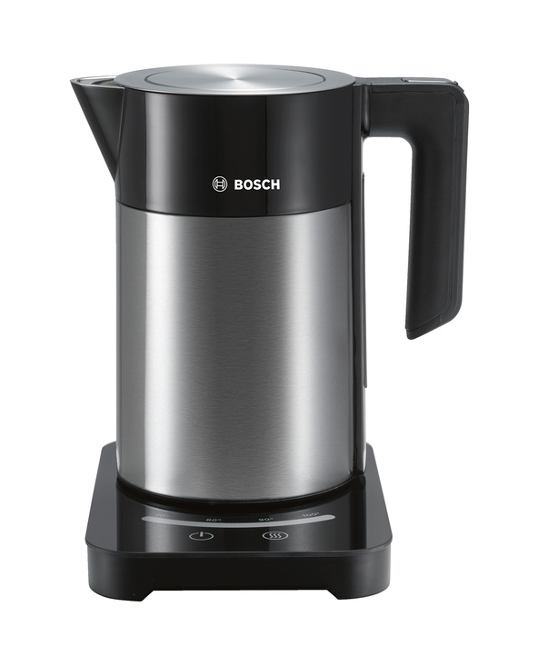 Bosch TWK7203 bouilloire 1,7 L 1850 W Noir, Acier inoxydable