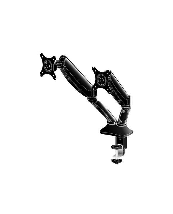 iiyama DS3002C-B1 support d'écran plat pour bureau 68,6 cm (27") Noir