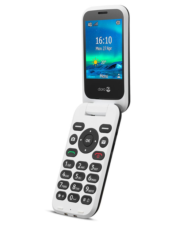 Doro 6820 117 g Noir, Blanc Téléphone numérique