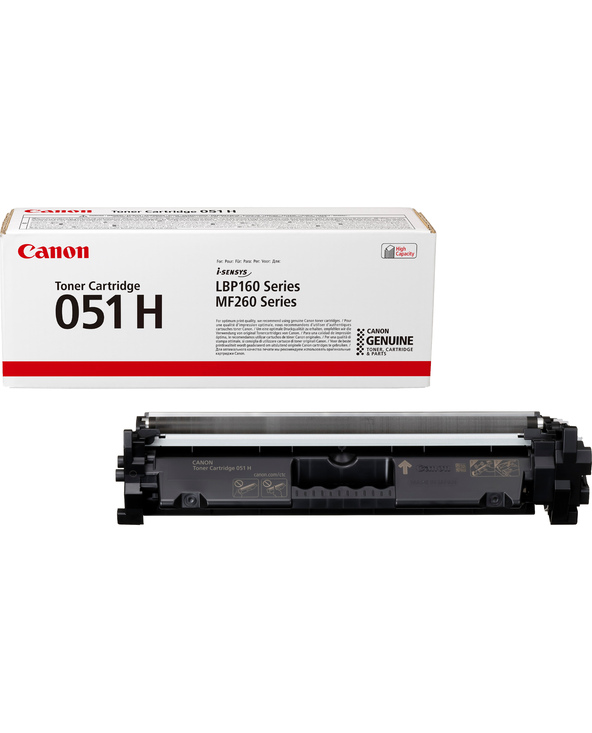 Canon Cartouche de toner haut rendement 051H, noir Canon Cartouche de toner haut rendement 051H, noir