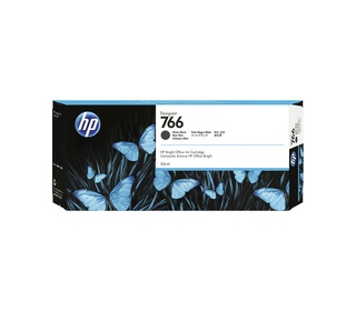 HP Cartouche d'encre DesignJet 766 noir mat de 300 ml