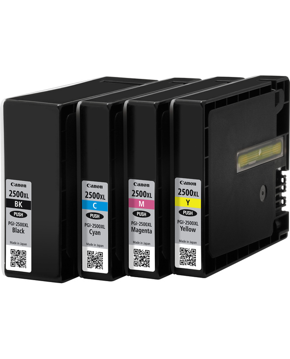 Canon Multipack de cartouches d'encre noire/cyan/magenta/jaune haut rendement PGI-2500XL