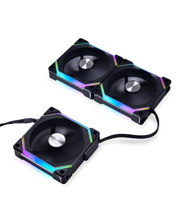 Lian Li UNI FAN SL V2 120 Boitier PC Ventilateur 12 cm Noir 3 pièce(s)