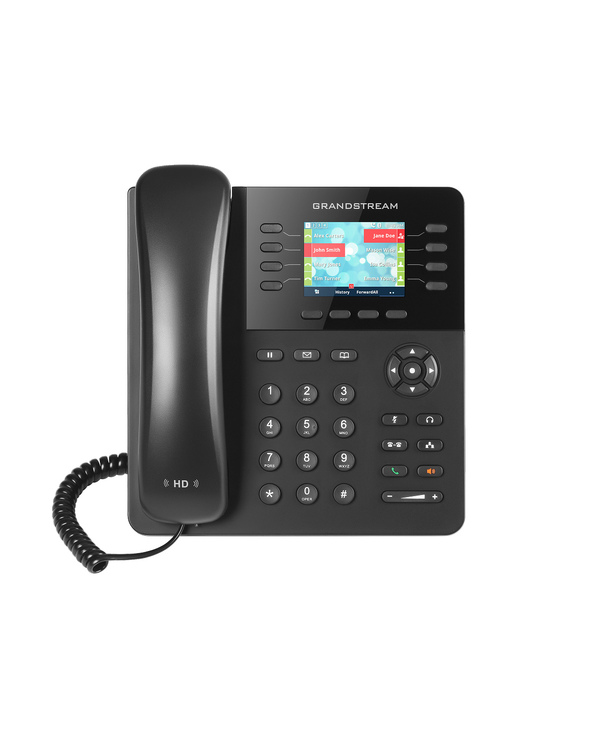 Grandstream Networks GXP2135 téléphone fixe Noir 8 lignes TFT