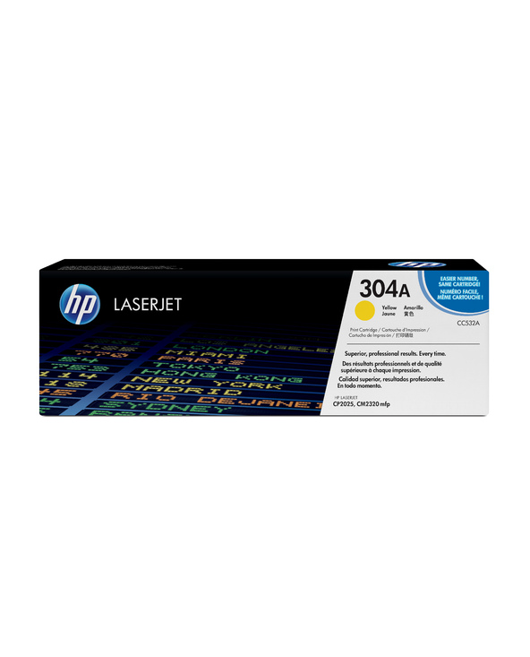 HP 304A toner LaserJet jaune authentique