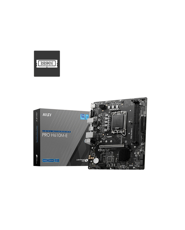 MSI PRO H610M-E carte mère Intel H610 LGA 1700 micro ATX
