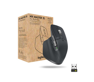 Logitech MX Master 3s for Business souris Bureau Droitier RF sans fil + Bluetooth Laser 8000 DPI