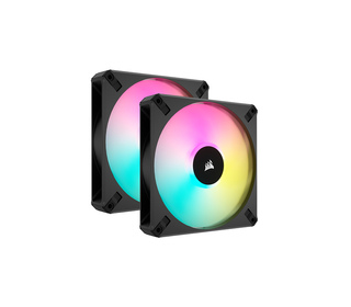 Corsair CO-9050156-WW système de refroidissement d’ordinateur Boitier PC Ventilateur Noir 2 pièce(s)