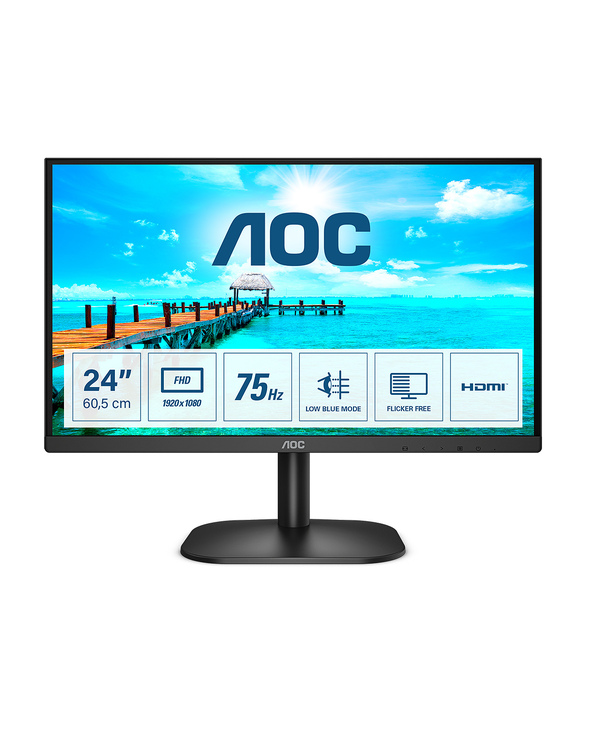 AOC B2 24B2XHM2 23.8" LCD Full HD 4 ms Noir