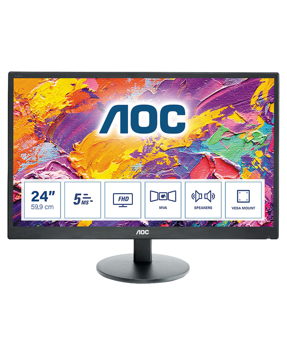 AOC M2470SWH 23.6" LED Full HD 5 ms Noir