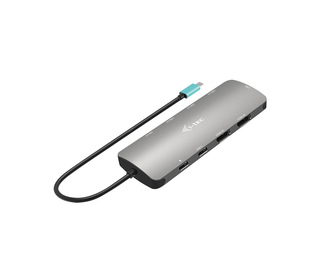 i-tec Metal USB-C Nano 2x Display Docking Station with PD 100 W + Charger 112W