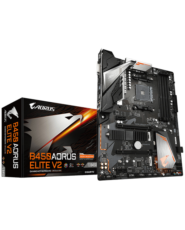 Gigabyte B450 AORUS Elite V2 AMD B450 Emplacement AM4 ATX