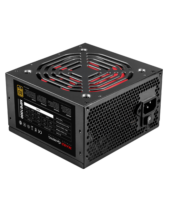 Mars Gaming MPB1000 unité d'alimentation d'énergie 1000 W 20+4 pin ATX ATX Noir